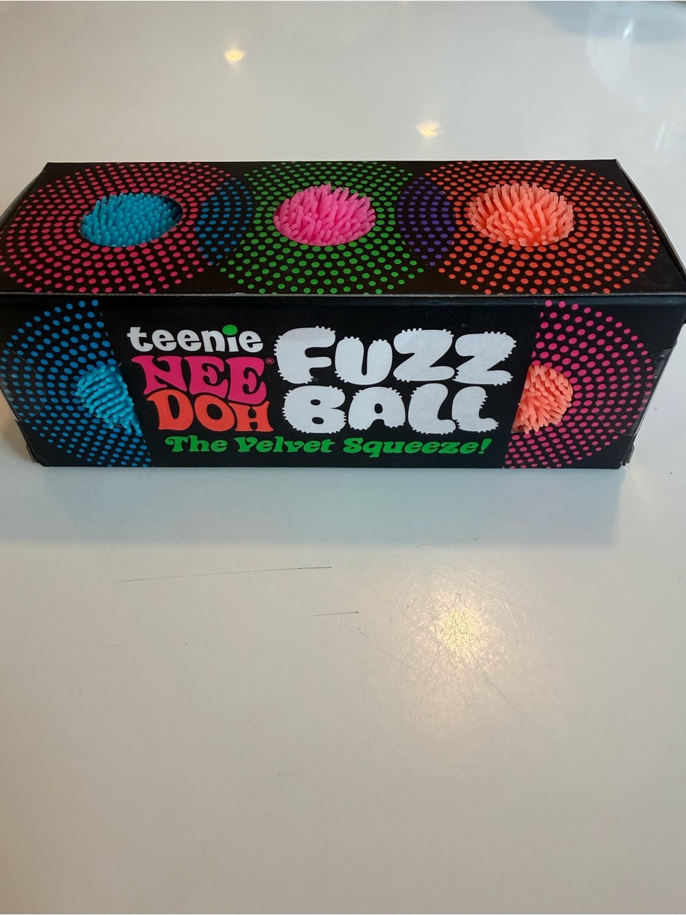 Teenie Hee Doh Fuzz Ball Pack - Blue, Pink, Orange